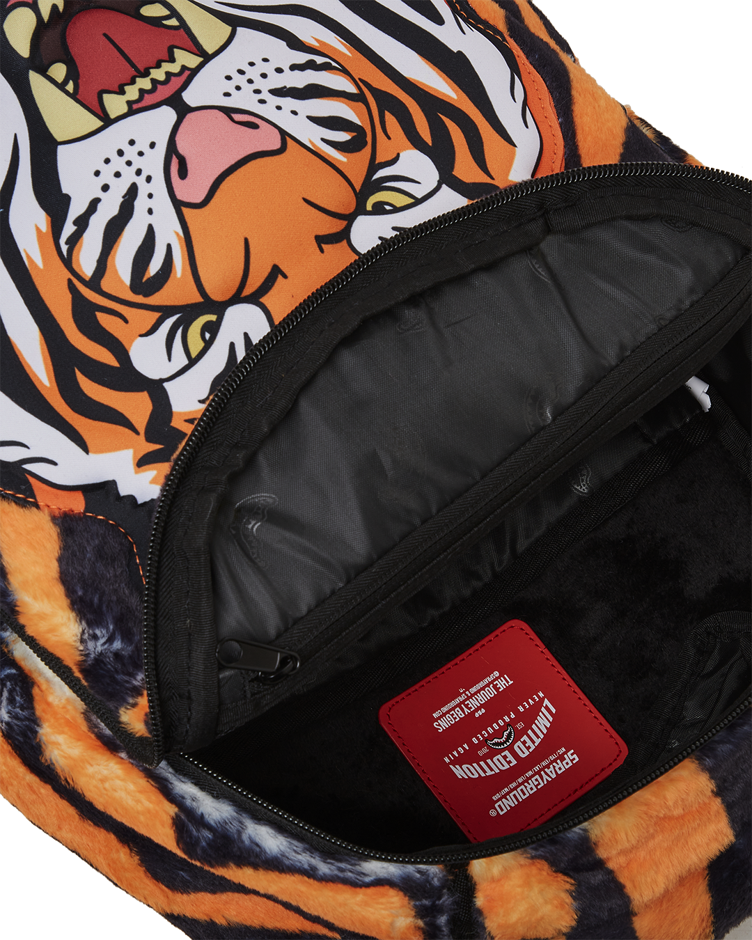 Limited Edition TIGER COZY VELOUR FUR BACKPACK