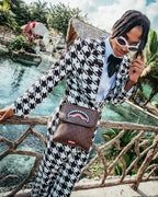 Limited Edition CASHIN CHECKS SHOULDER BAG