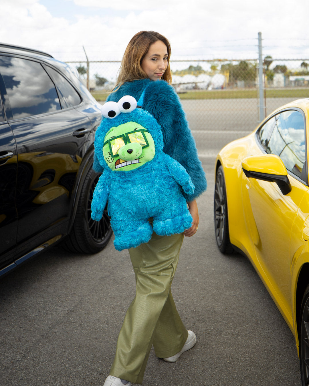Limited Edition MONEY COOKIE BEAR TEDDYBEAR BACKPACK