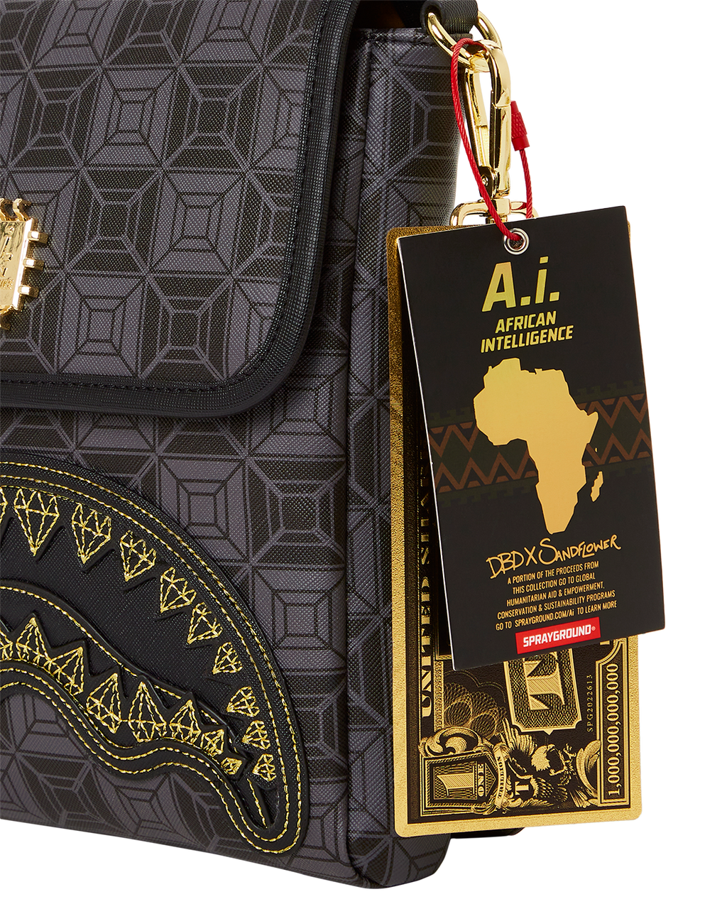 Limited Edition OBSIDIAN STUNNER A.i.6 SANDFLOWER COLLAB LARGE SLING