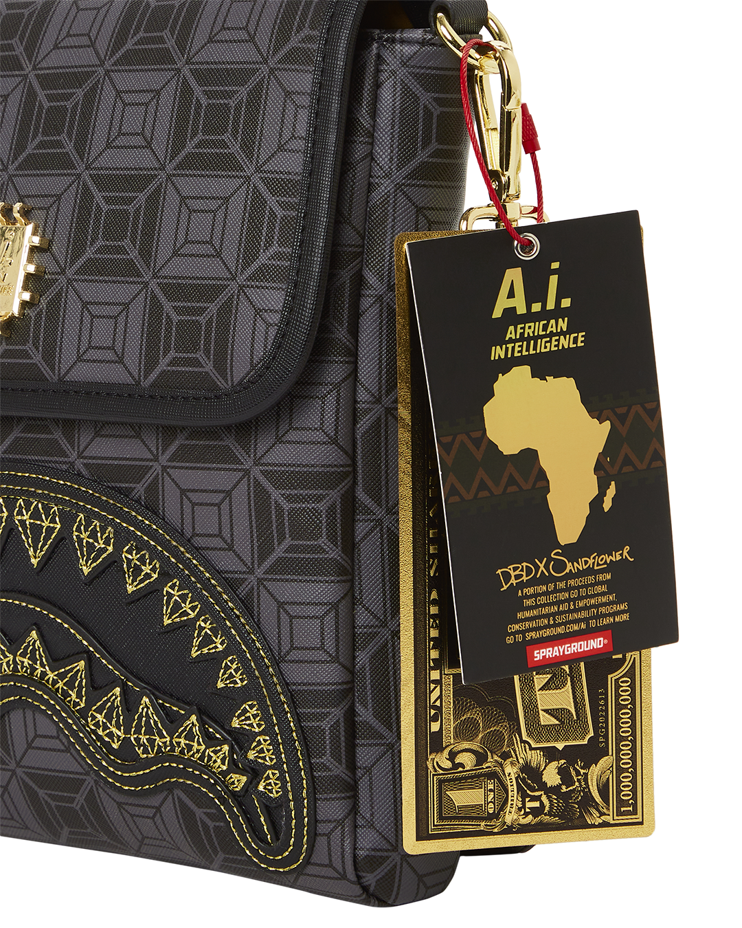 Limited Edition OBSIDIAN STUNNER A.i.6 SANDFLOWER COLLAB LARGE SLING