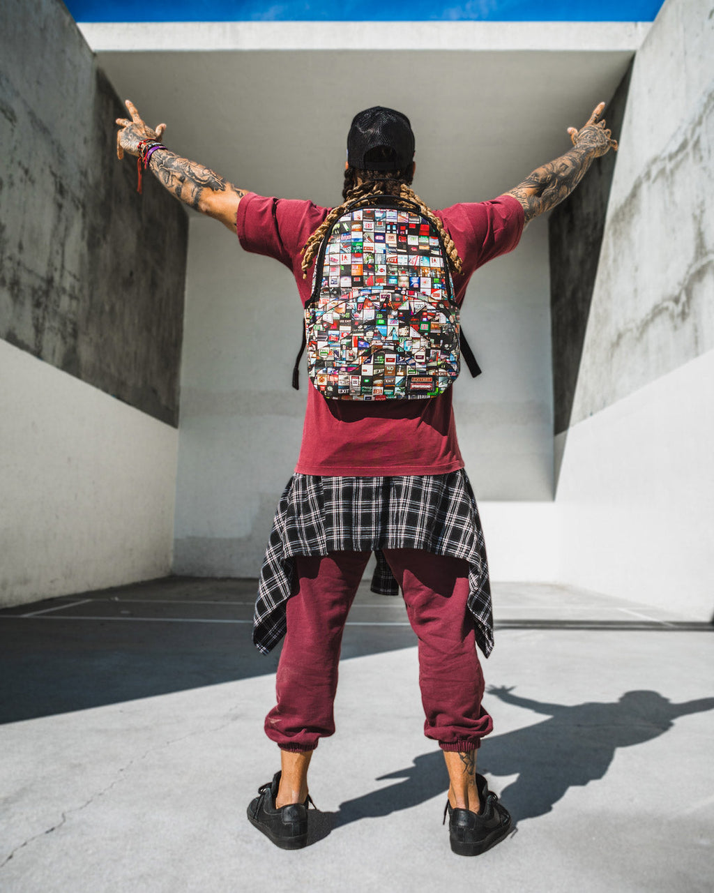 Limited Edition EXIT ART COLLAB BACKPACK DLXV