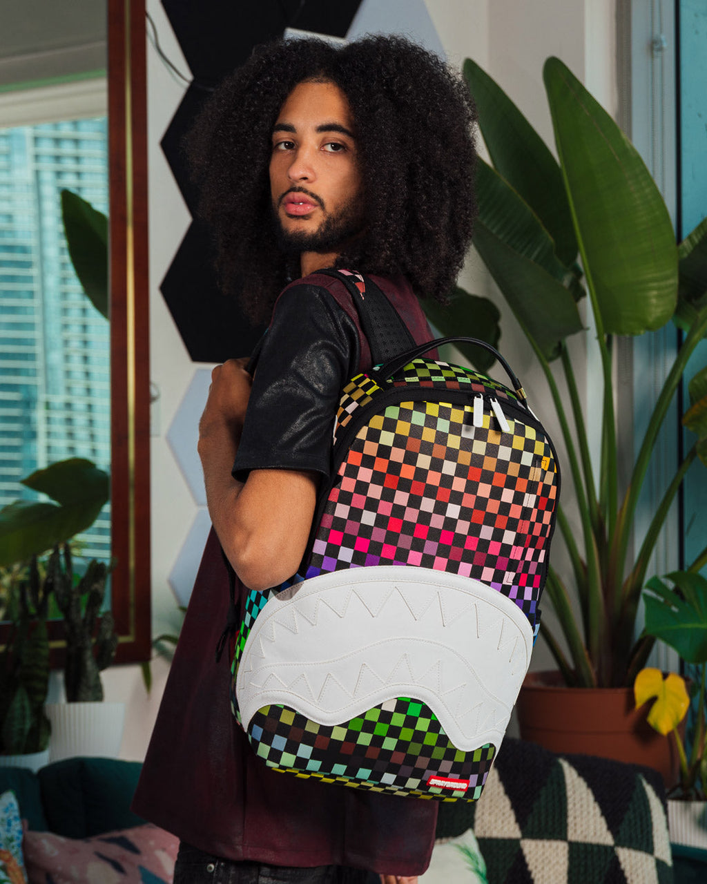 Limited Edition SHARKS IN PARIS THE GRID BACKPACK DLXV