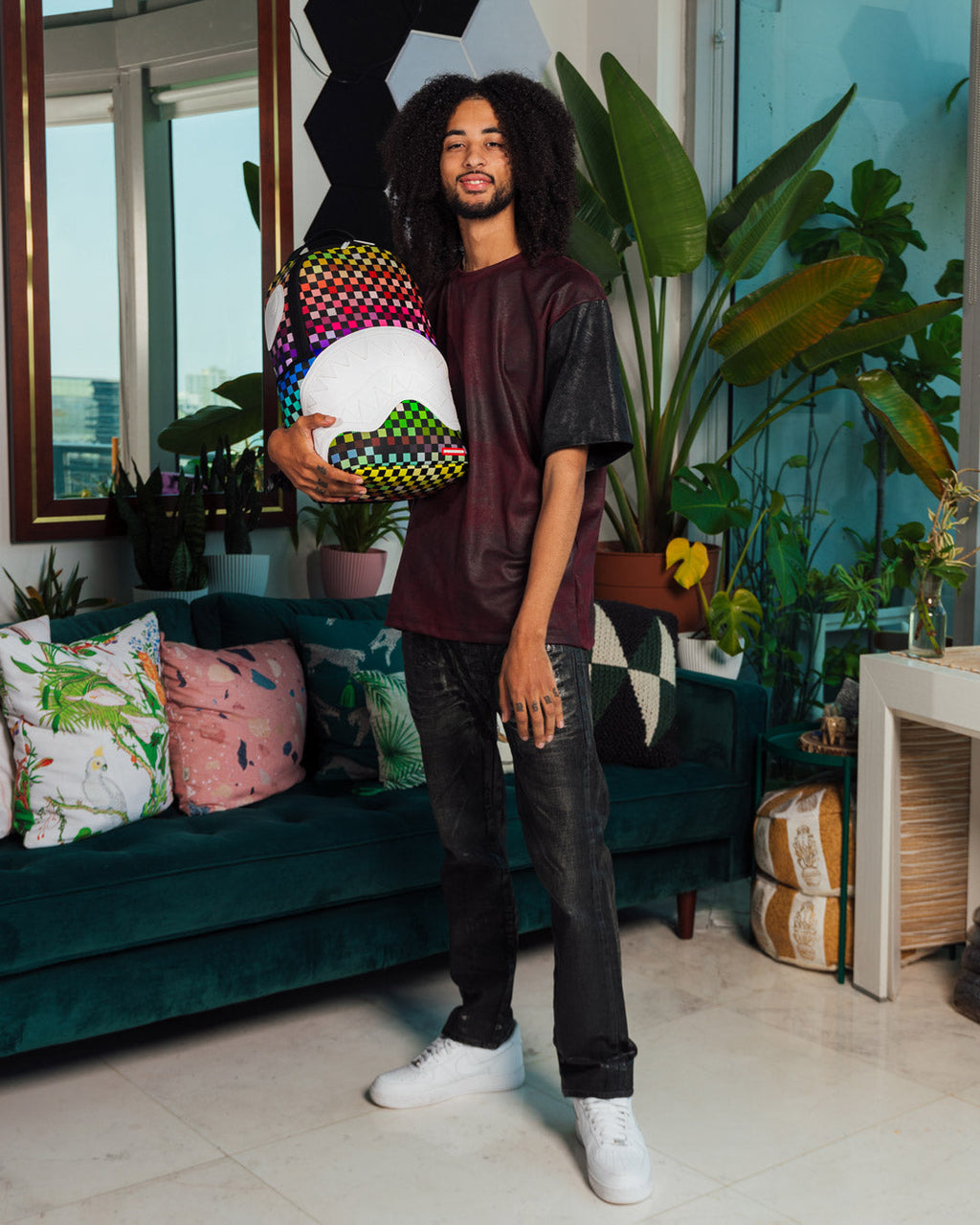Limited Edition SHARKS IN PARIS THE GRID BACKPACK DLXV