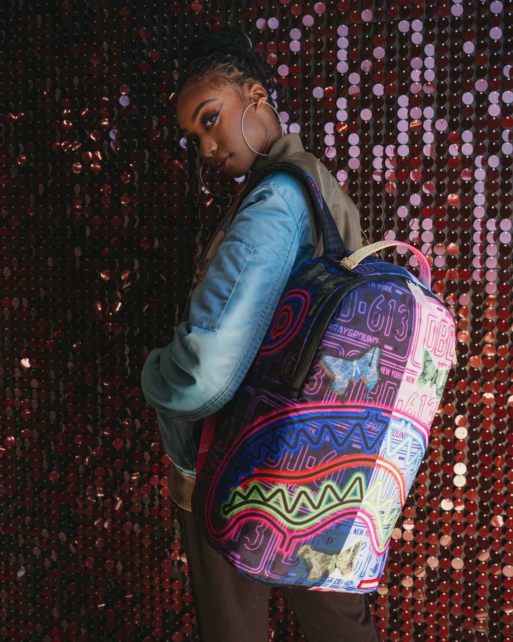 Limited Edition NEON BUTTERFLY BACKPACK