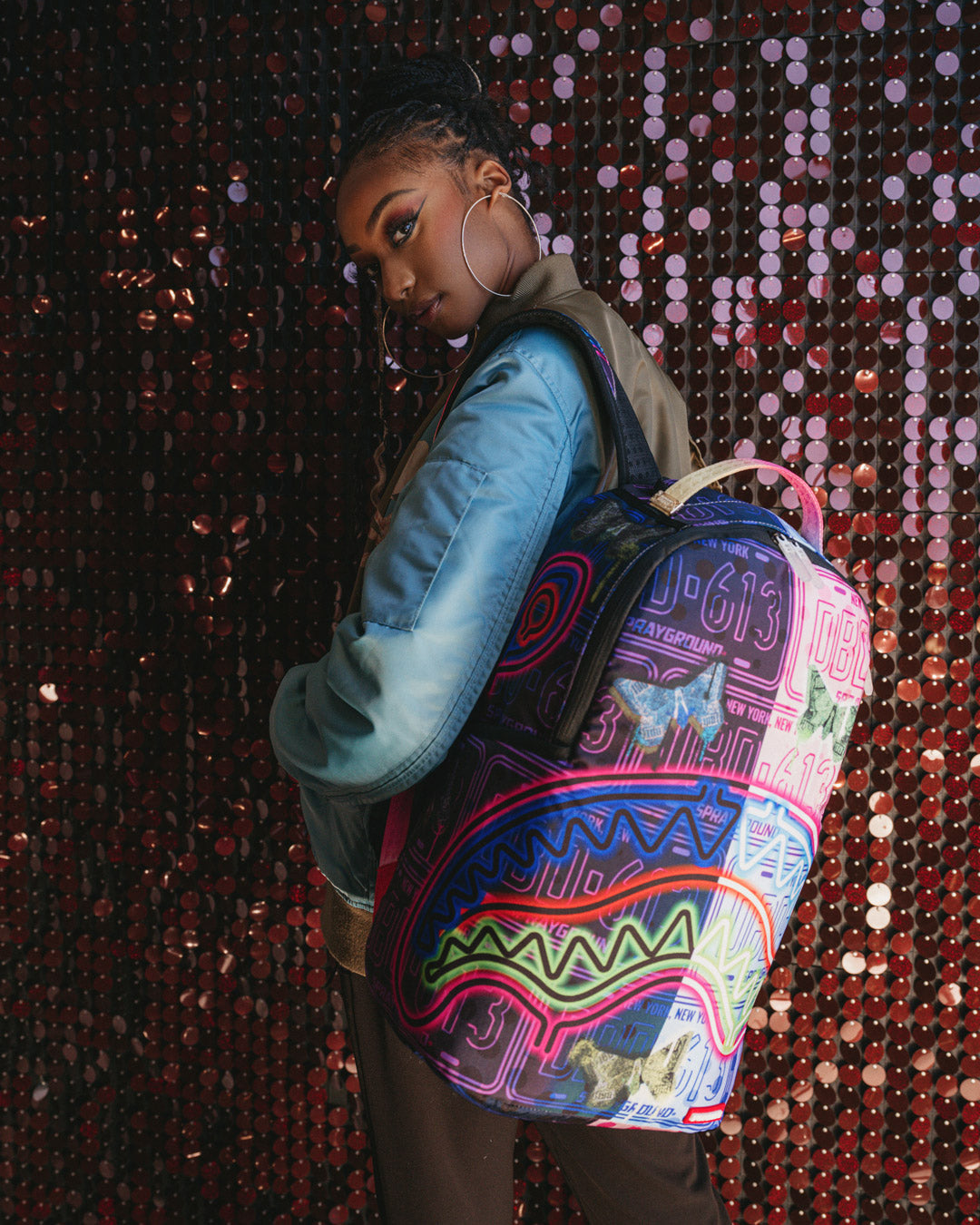 Limited Edition NEON BUTTERFLY BACKPACK