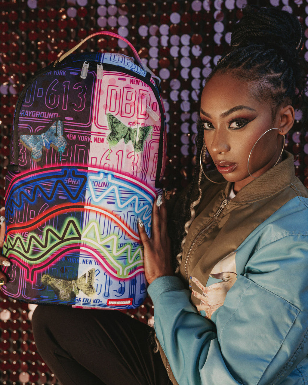 Limited Edition NEON BUTTERFLY BACKPACK