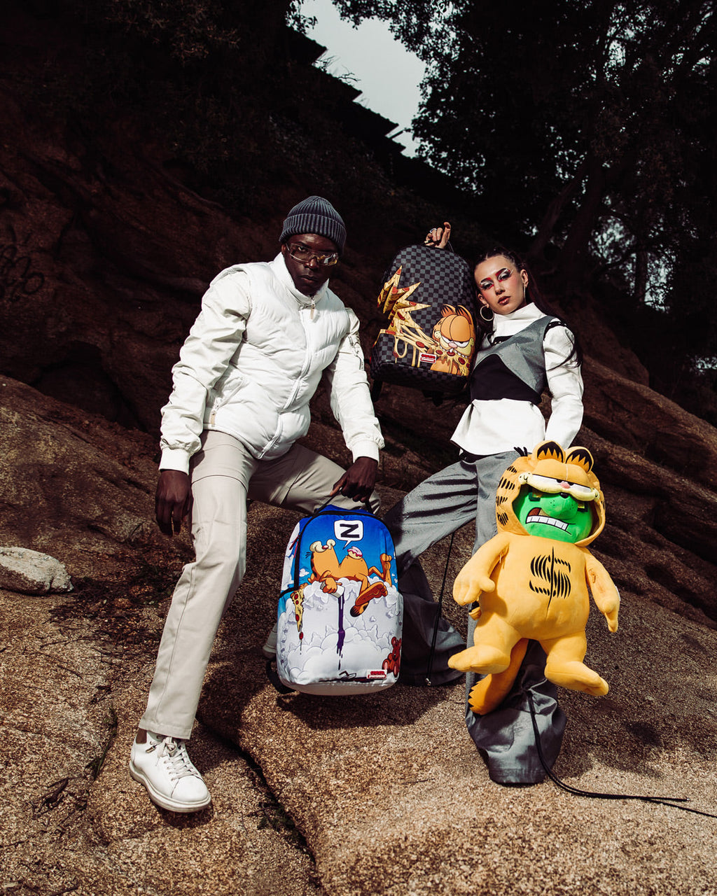 Limited Edition GARFIELD PIZZA SHARKBITE BACKPACK DLXV