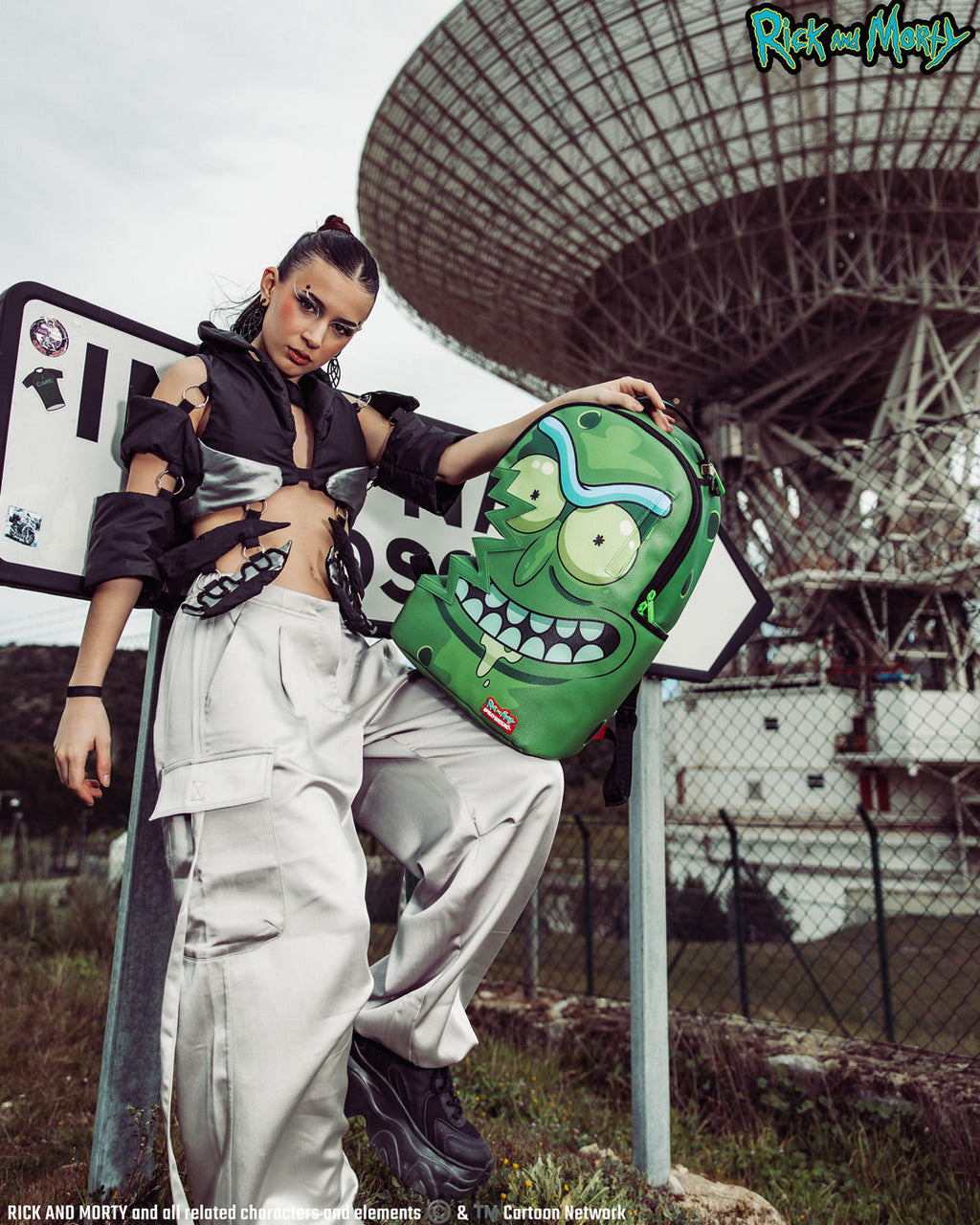 Limited Edition RICK & MORTY PICKLE SHARKBITE BACKPACK DLXV