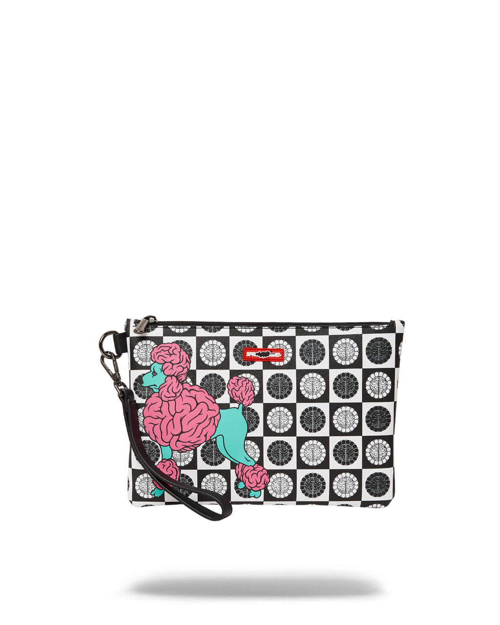 Limited Edition POODLE CHECK RON ENGLISH COLLAB POUCHETTE