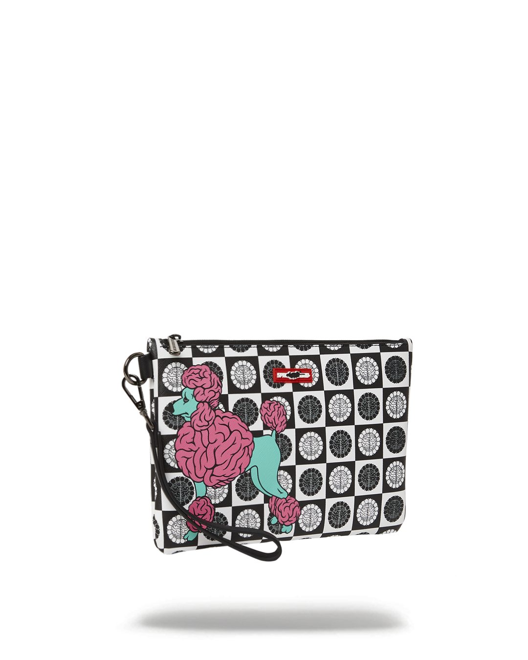 Limited Edition POODLE CHECK RON ENGLISH COLLAB POUCHETTE