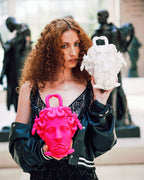 Limited Edition THE MET CANOVA MEDUSA HANDBAG MARBLE
