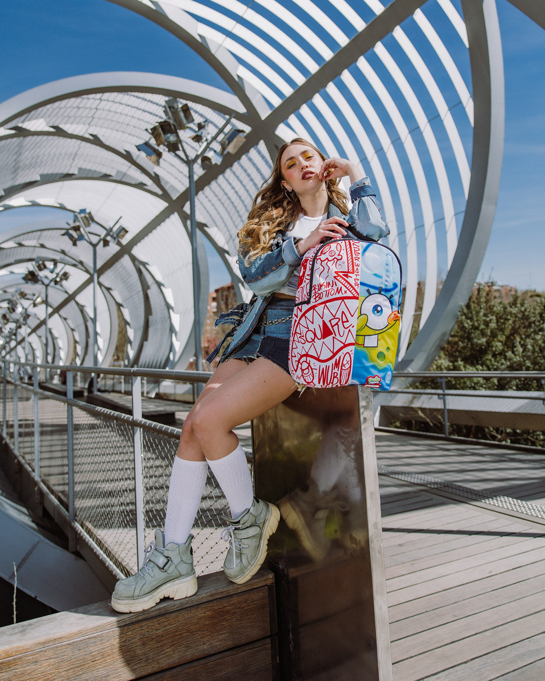 Limited Edition SPONGEBOB ALL MIXED UP BACKPACK