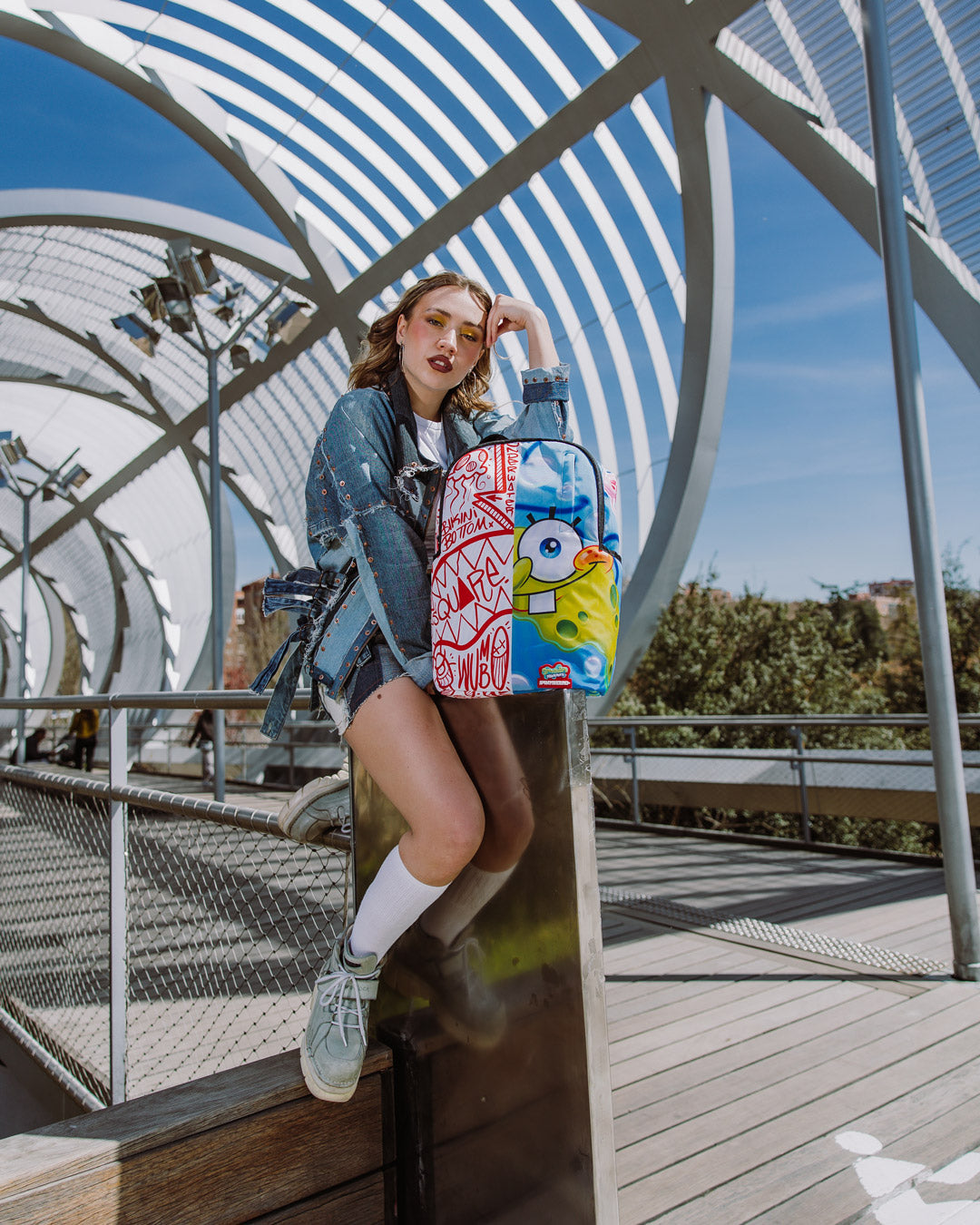 Limited Edition SPONGEBOB ALL MIXED UP BACKPACK