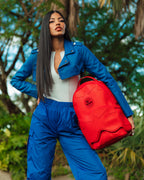 Limited Edition HEAVY METAL SHARK RED BACKPACK DLXV