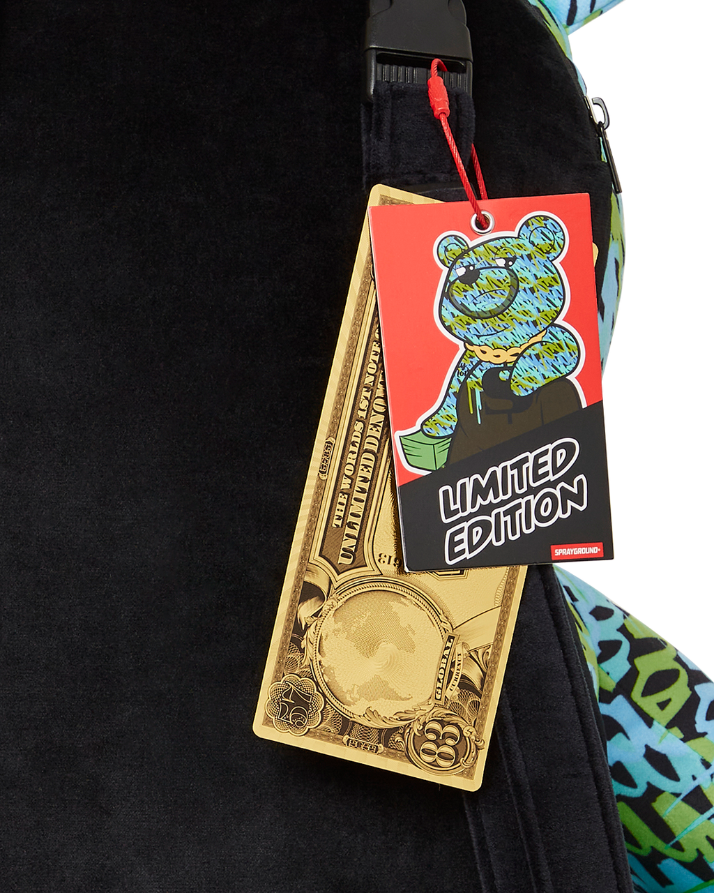 Limited Edition ROUGE THE GAWD MONEYBEAR TEDDYBEAR BACKPACK