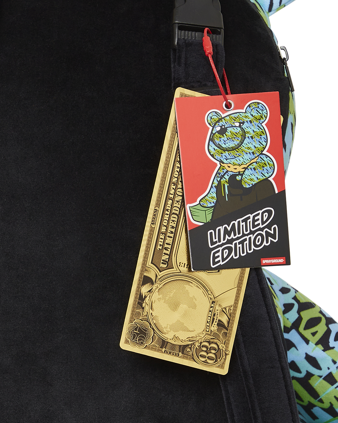 Limited Edition ROUGE THE GAWD MONEYBEAR TEDDYBEAR BACKPACK