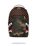 Limited Edition EXTERIOR GOLD ZIP POCKET SHARKS IN PARIS BACKPACK DLXV