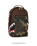 Limited Edition EXTERIOR GOLD ZIP POCKET SHARKS IN PARIS BACKPACK DLXV