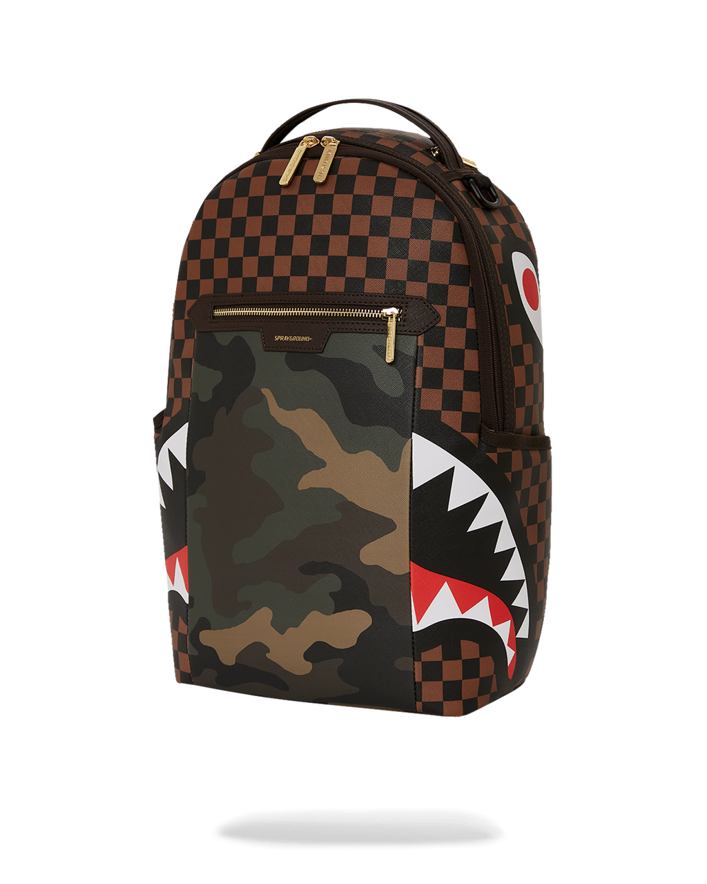 Limited Edition EXTERIOR GOLD ZIP POCKET SHARKS IN PARIS BACKPACK DLXV