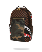 Limited Edition EXTERIOR GOLD ZIP POCKET SHARKS IN PARIS BACKPACK DLXV
