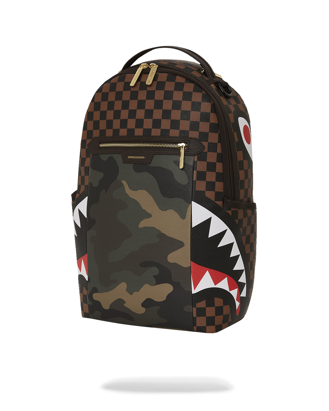 Limited Edition EXTERIOR GOLD ZIP POCKET SHARKS IN PARIS BACKPACK DLXV