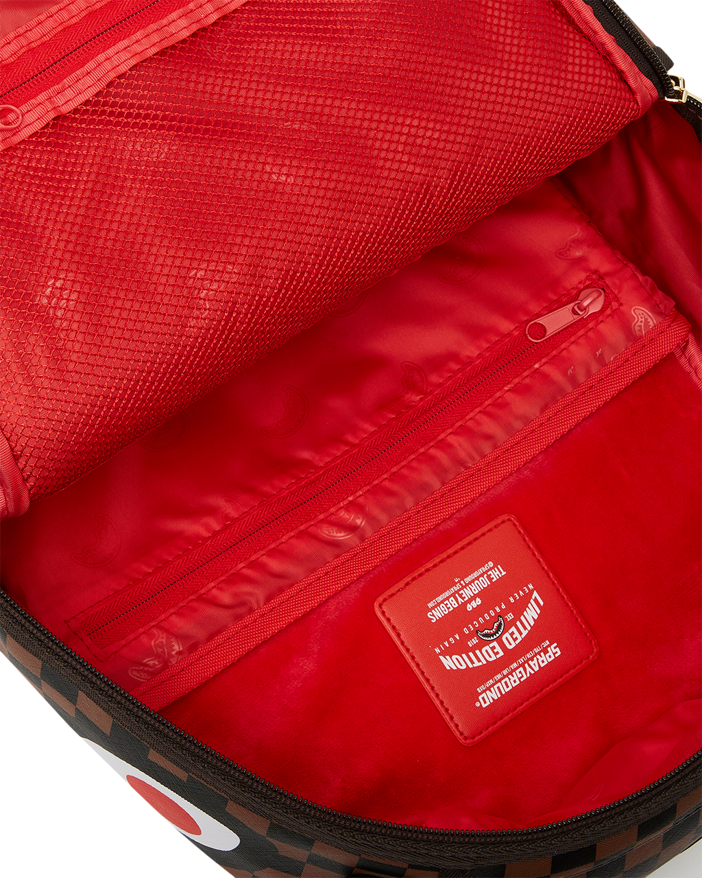 Limited Edition EXTERIOR GOLD ZIP POCKET SHARKS IN PARIS BACKPACK DLXV