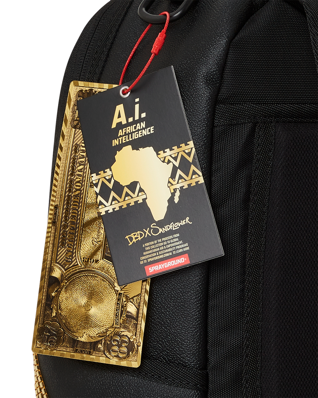 Limited Edition A.I.8 AFRICAN INTELLIGENCE GUILDED LEOPARD BACKPACK DLXV