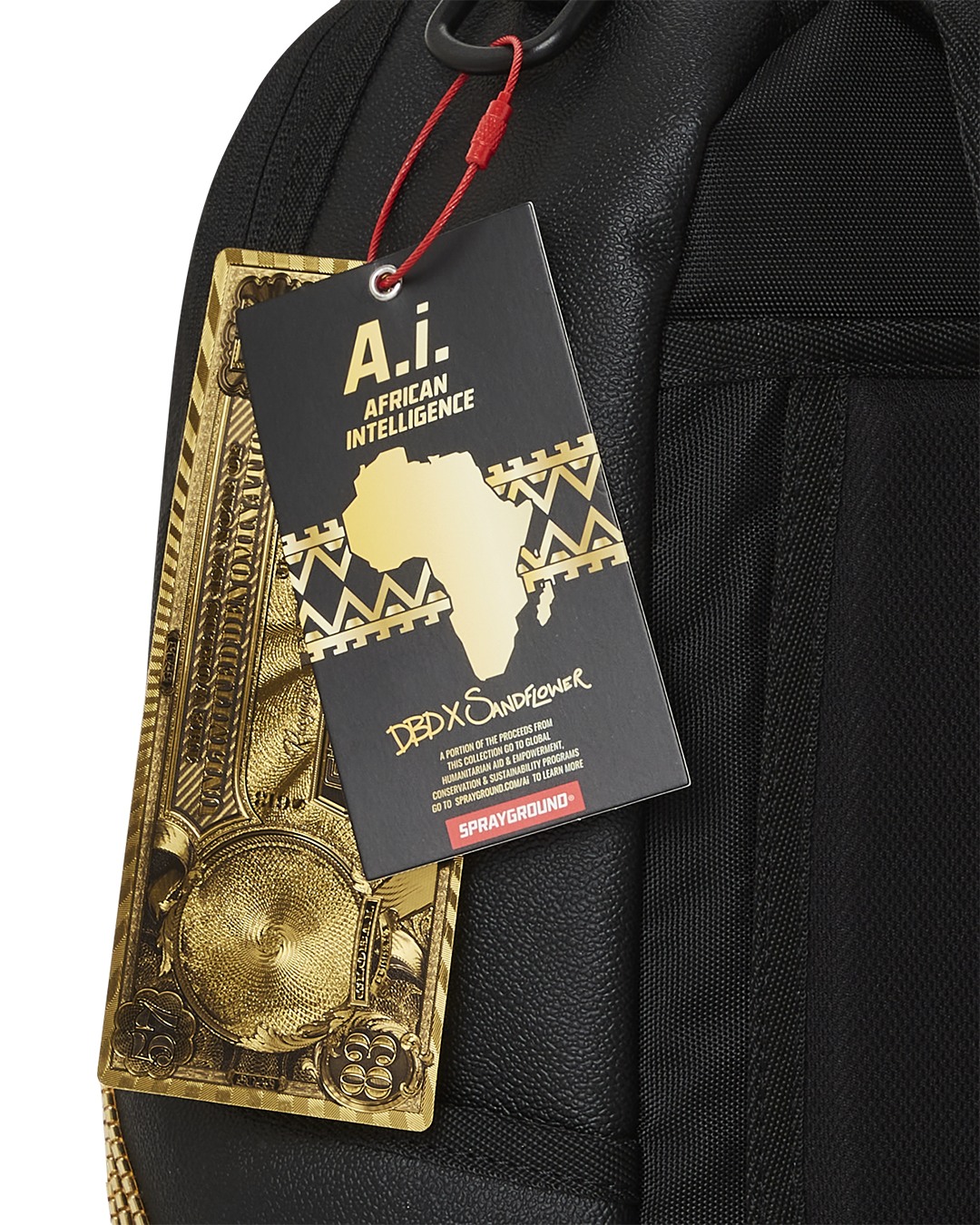 Limited Edition A.I.8 AFRICAN INTELLIGENCE GUILDED LEOPARD BACKPACK DLXV