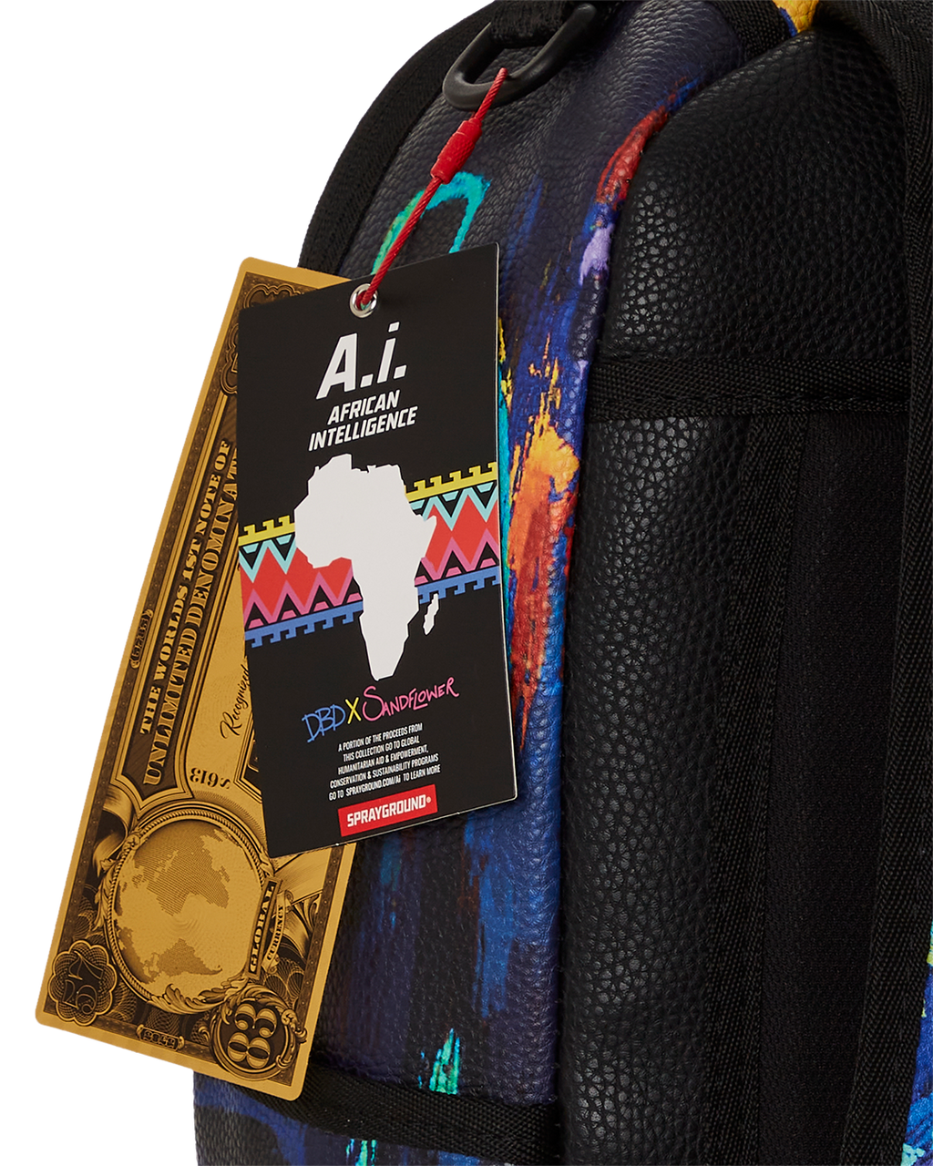 Limited Edition A.I.8 AFRICAN INTELLIGENCE PLANET UTOPIA BACKPACK DLXV