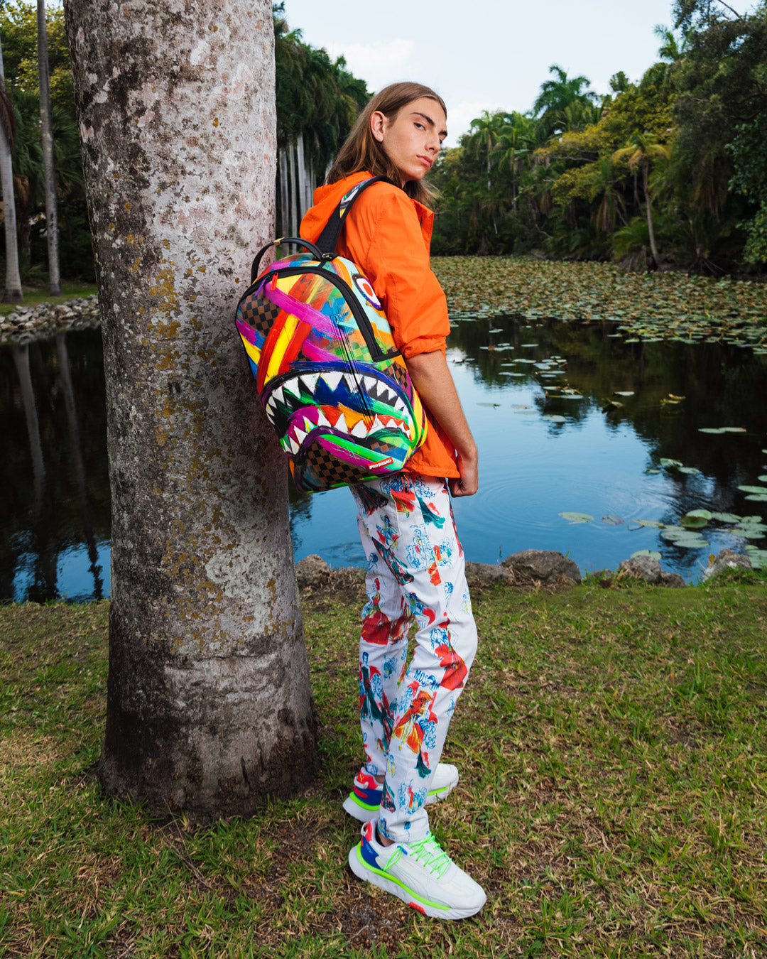 Limited Edition SHARKS IN PARIS CITY STREAKS BACKPACK DLXV