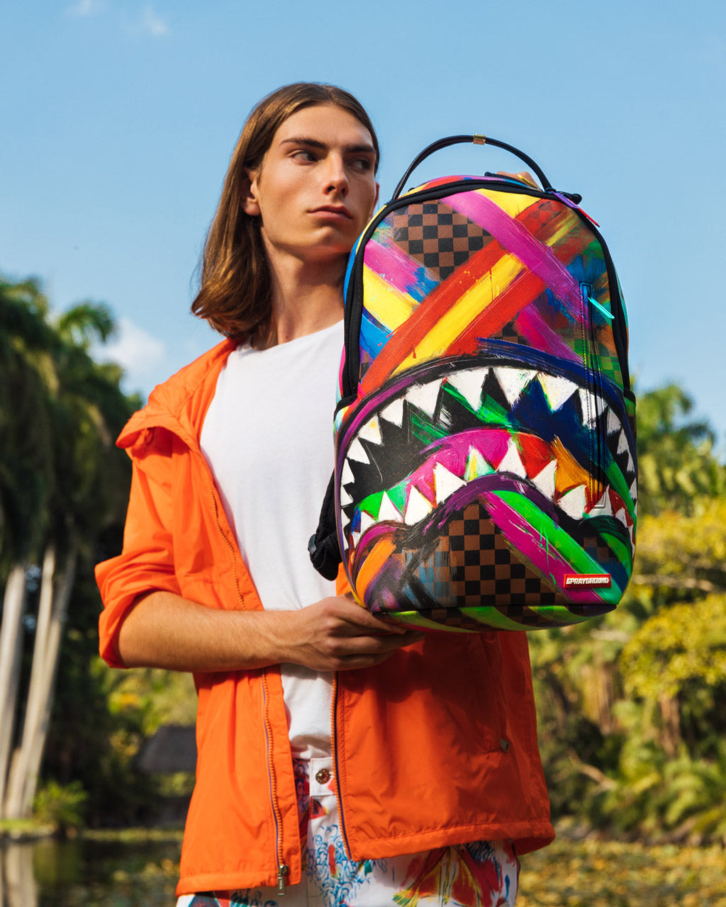 Limited Edition SHARKS IN PARIS CITY STREAKS BACKPACK DLXV