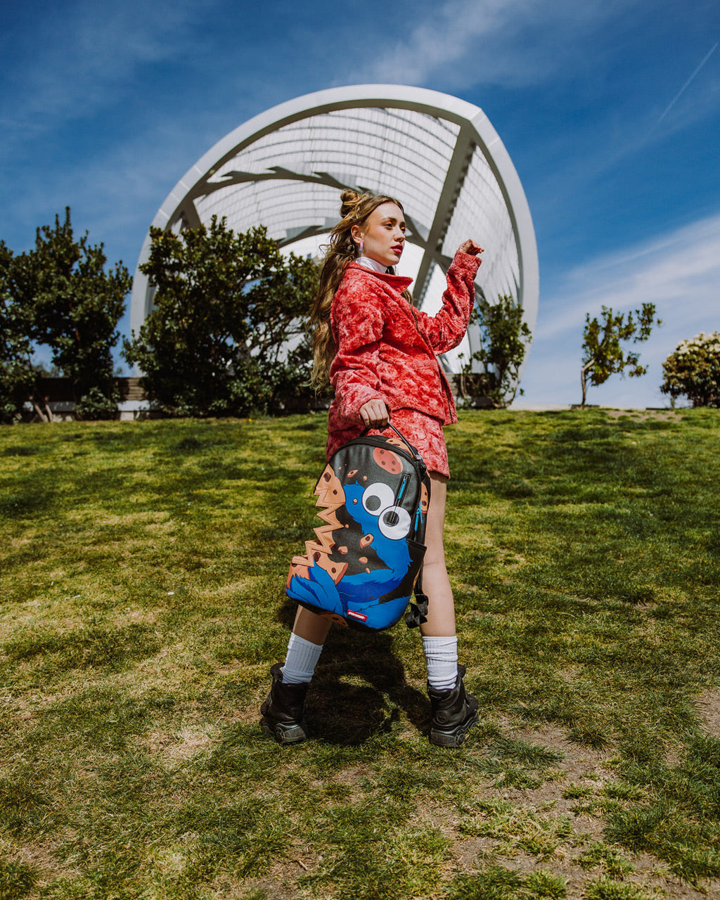 Limited Edition COOKIE MONSTER COOKIE SHARKBITE BACKPACK DLXV