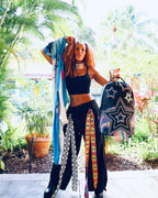 Limited Edition STAR RACER A.I.7 SANDFLOWER COLLAB BEADED BACKPACK