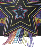 Limited Edition STAR RACER A.I.7 SANDFLOWER COLLAB BEADED BACKPACK