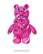 Limited Edition THE 3 HEADED BEAR PLUSH TEDDYBEAR BACKPACK