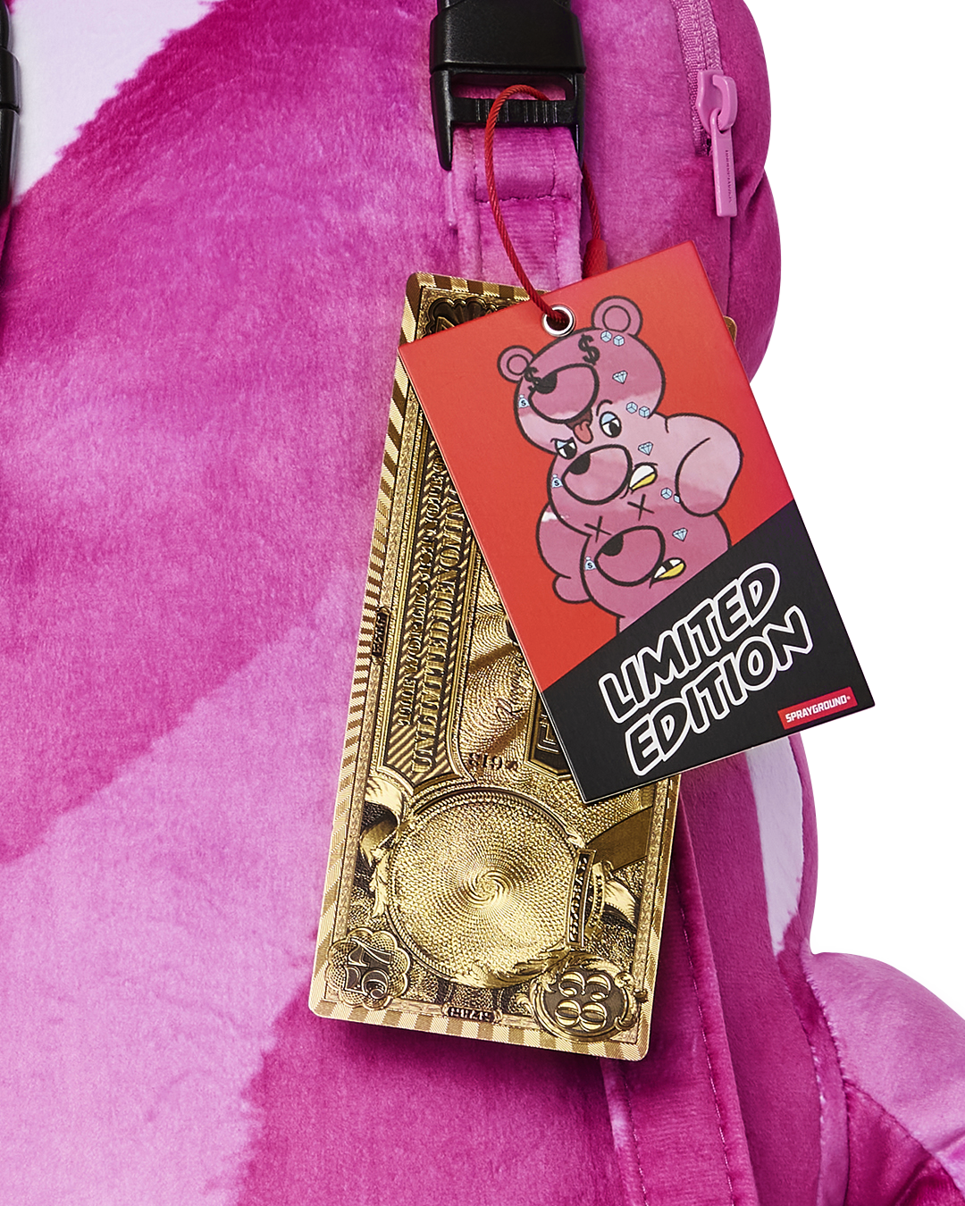 Limited Edition THE 3 HEADED BEAR PLUSH TEDDYBEAR BACKPACK