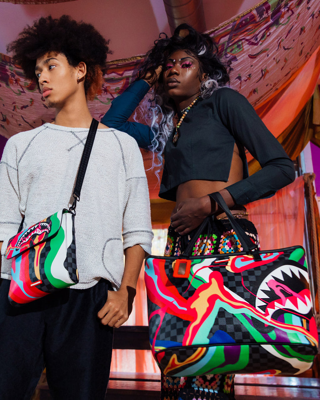 Limited Edition TRIPPY TAFFY LARGE SLING CROSSBODY