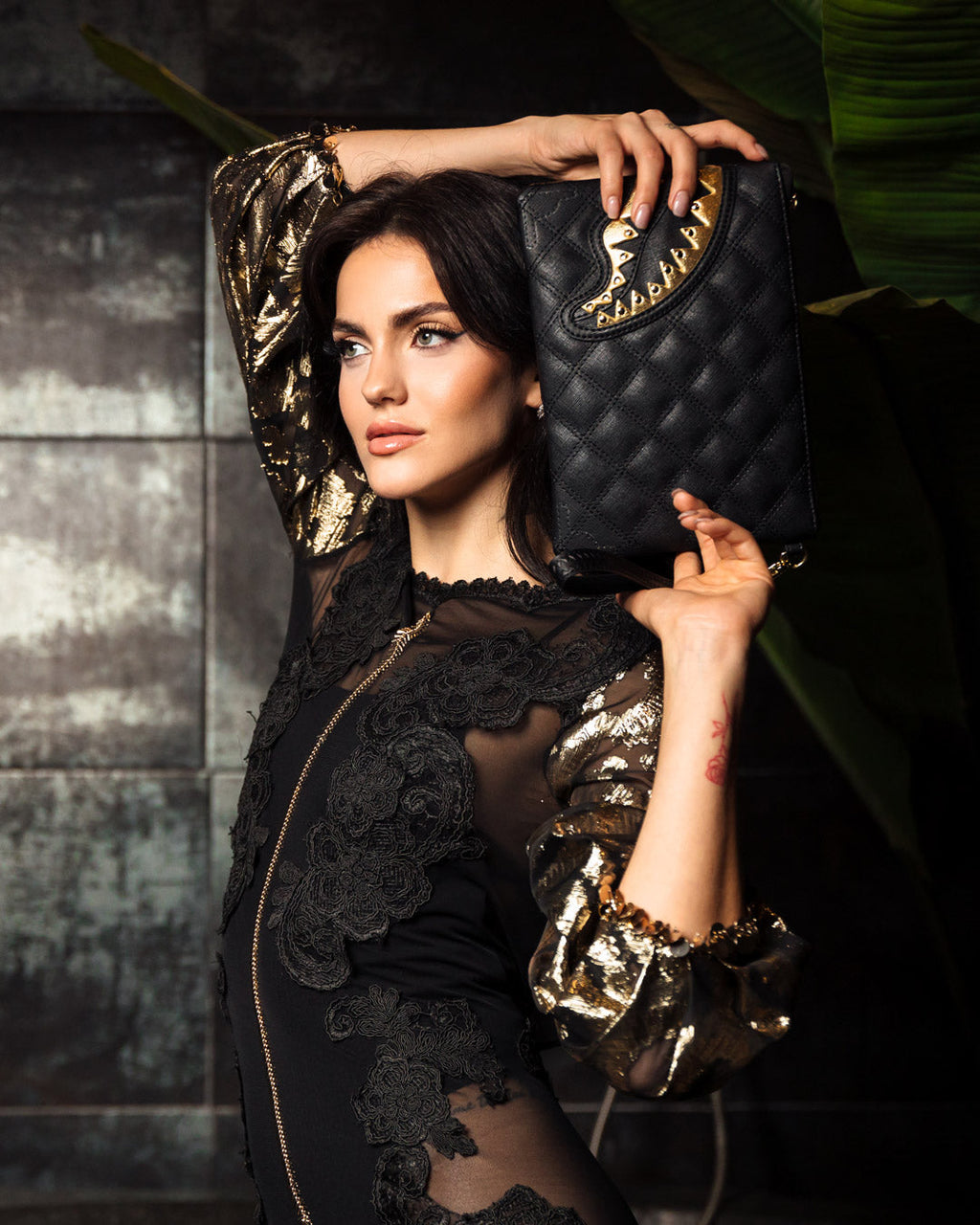 Limited Edition 24K GENEVA CROSSOVER CLUTCH