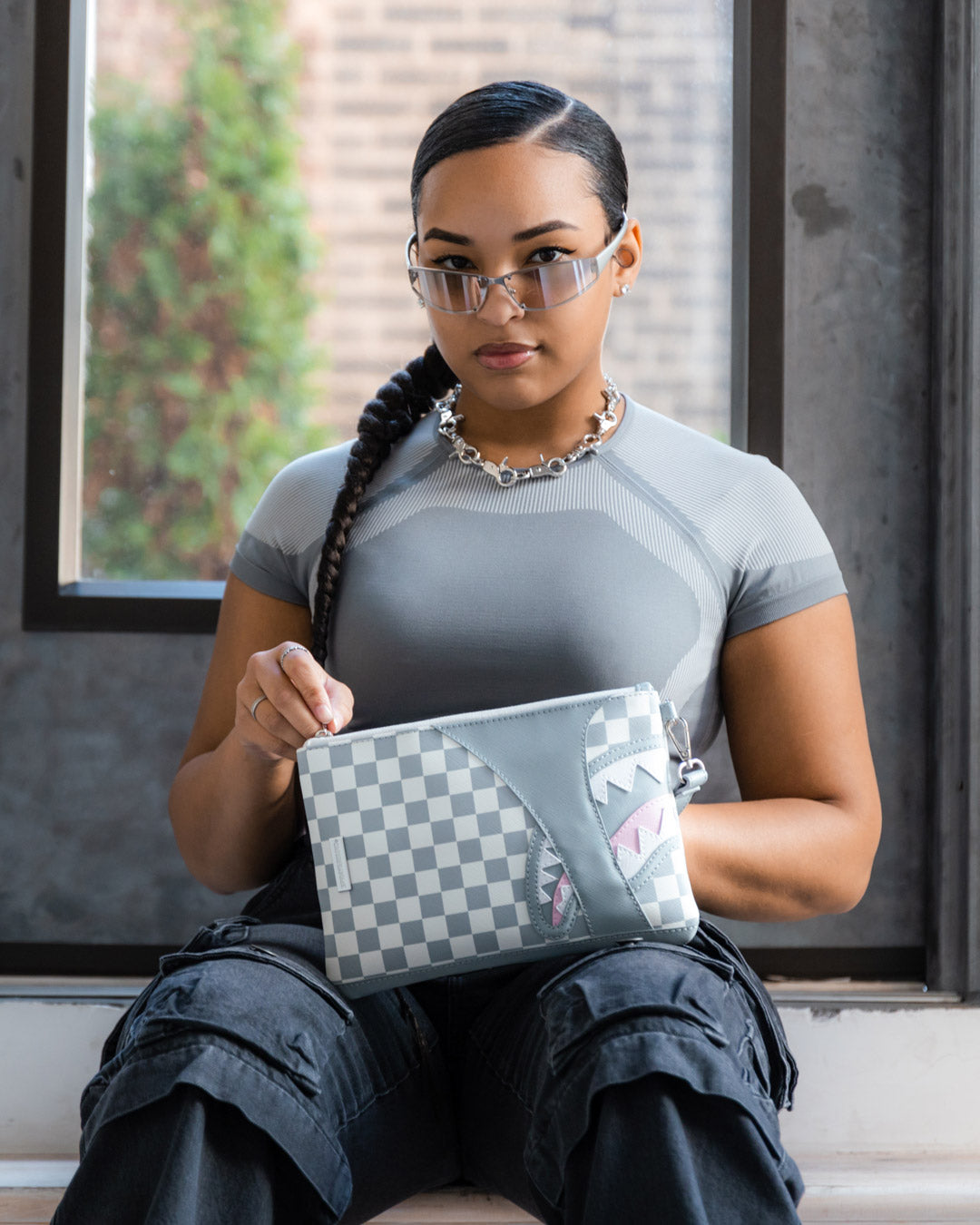Limited Edition AIR TO THE THRONE JETSET CROSSOVER CLUTCH