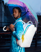 Limited Edition CLOUDY WITH A CHANCE OF SHARK BACKPACK DLXV