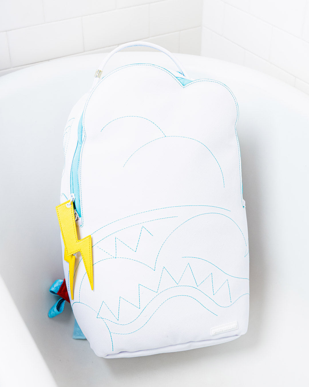 Limited Edition CLOUDY WITH A CHANCE OF SHARK BACKPACK DLXV