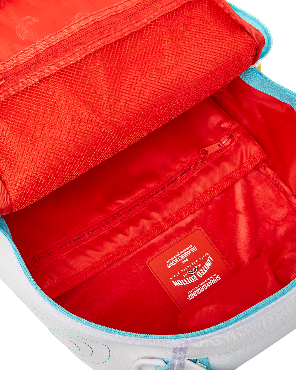 Limited Edition CLOUDY WITH A CHANCE OF SHARK BACKPACK DLXV