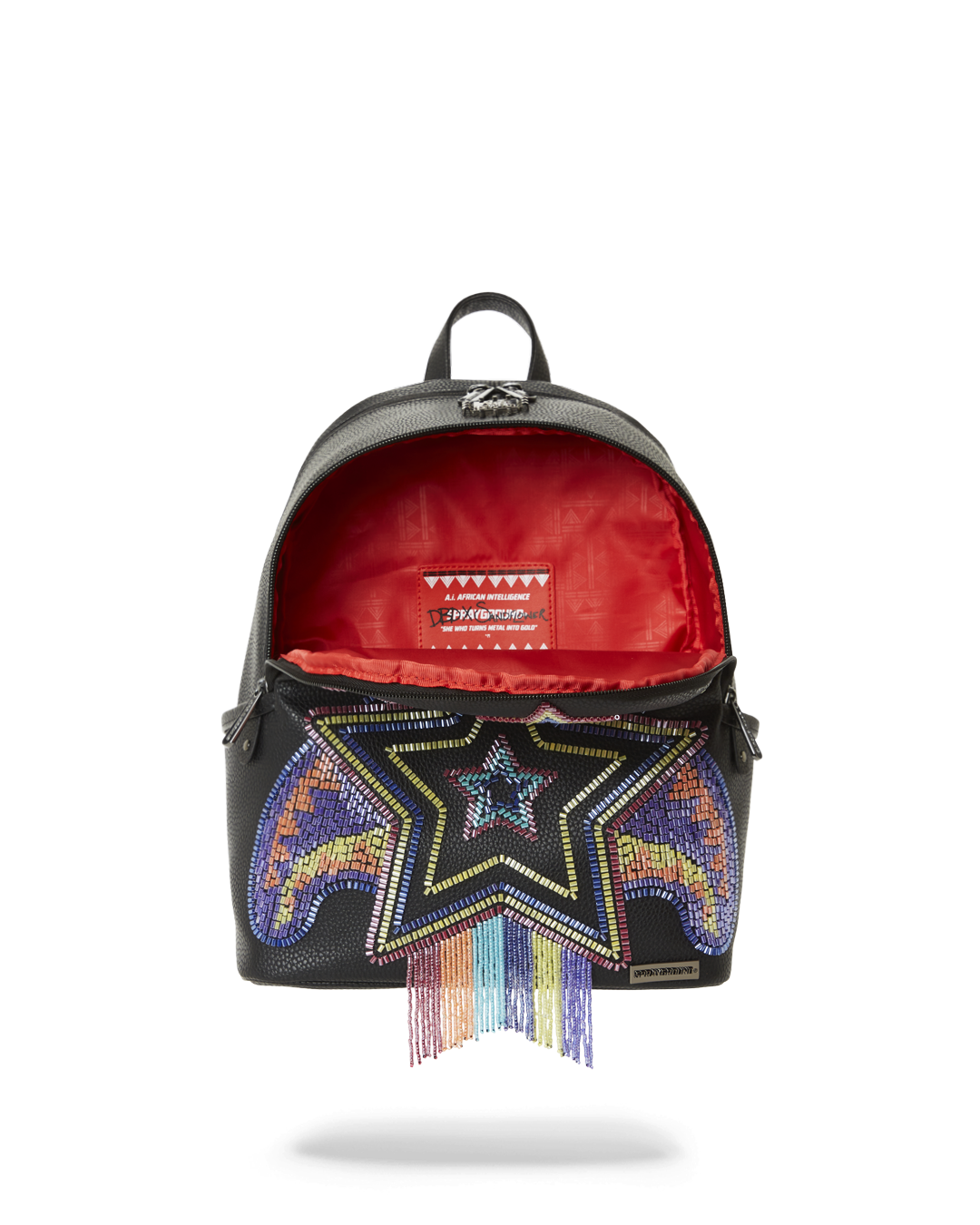 Limited Edition STAR RACER A.I.7 SANDFLOWER COLLAB BEADED SAVAGE BACKPACK