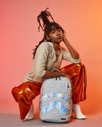 Limited Edition MIRASHAKU IRIDESCENT QUILT BACKPACK