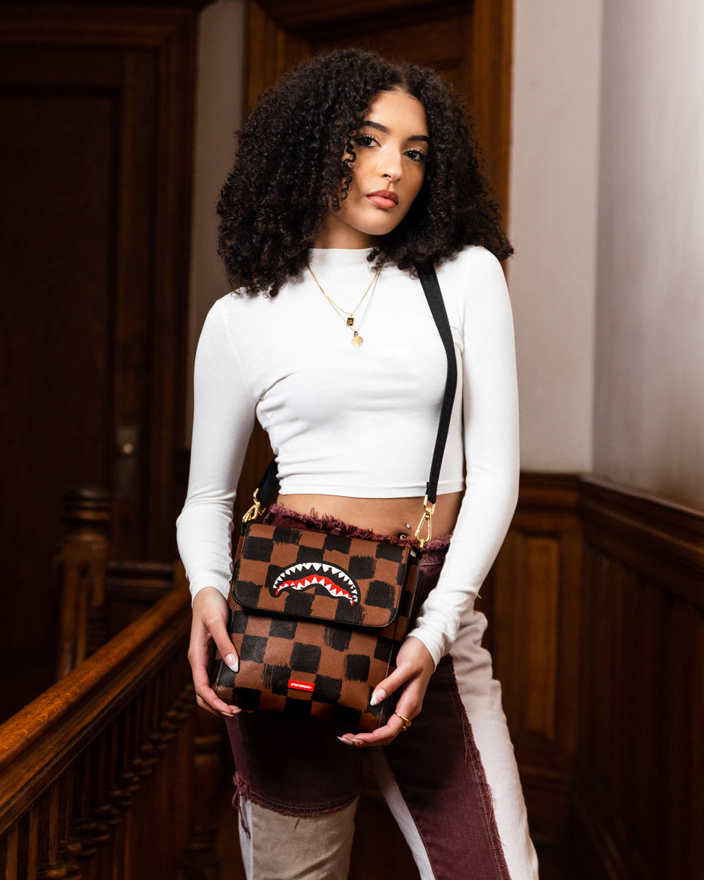 Limited Edition SHARKS IN PARIS VANQUISH LARGE SLING CROSSBODY