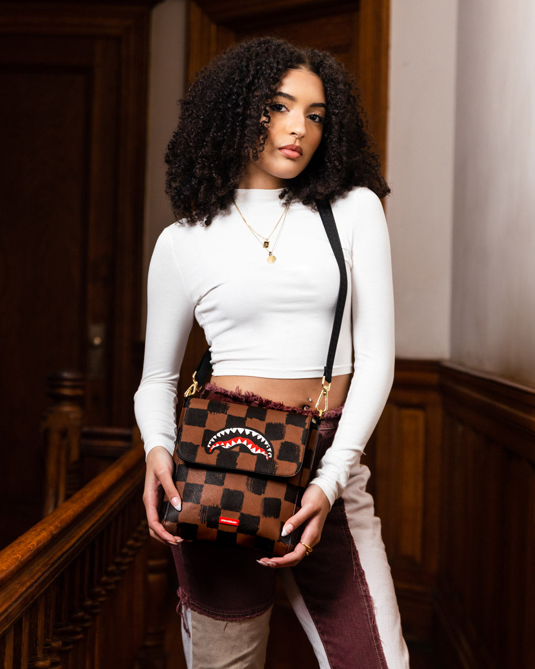 Limited Edition SHARKS IN PARIS VANQUISH LARGE SLING CROSSBODY