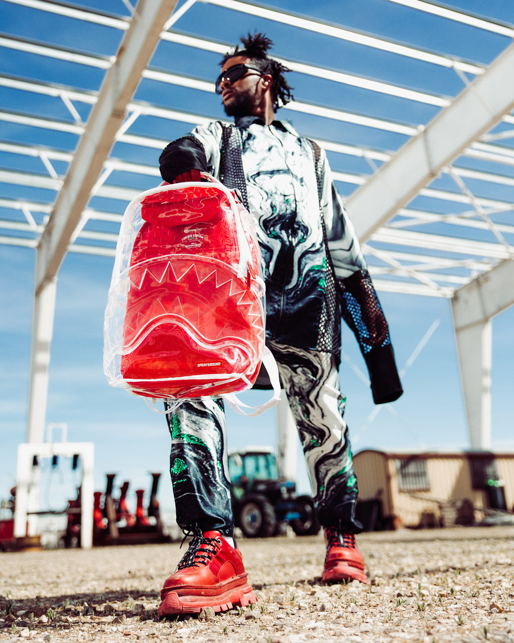 Limited Edition SHARKS IN PARIS CLARITY BACKPACK