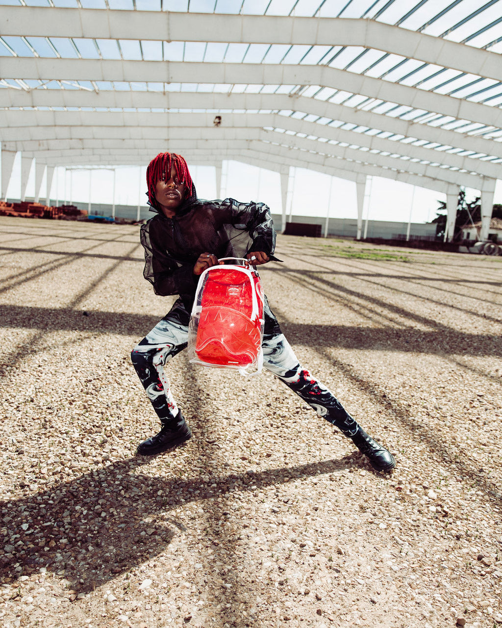 Limited Edition SHARKS IN PARIS CLARITY BACKPACK