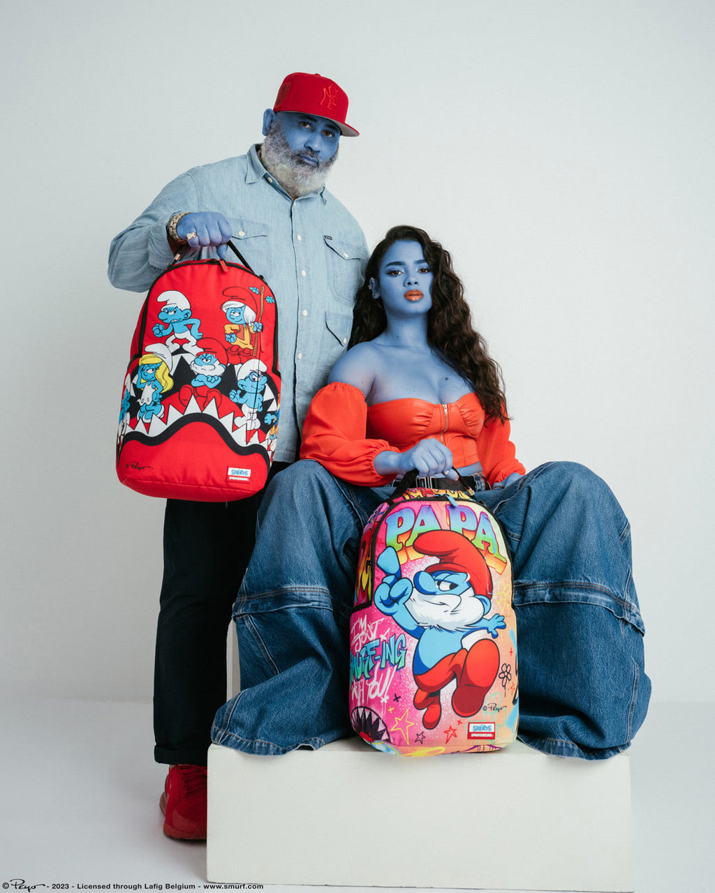 Limited Edition SMURFS SHARK BOUNCE BACKPACK